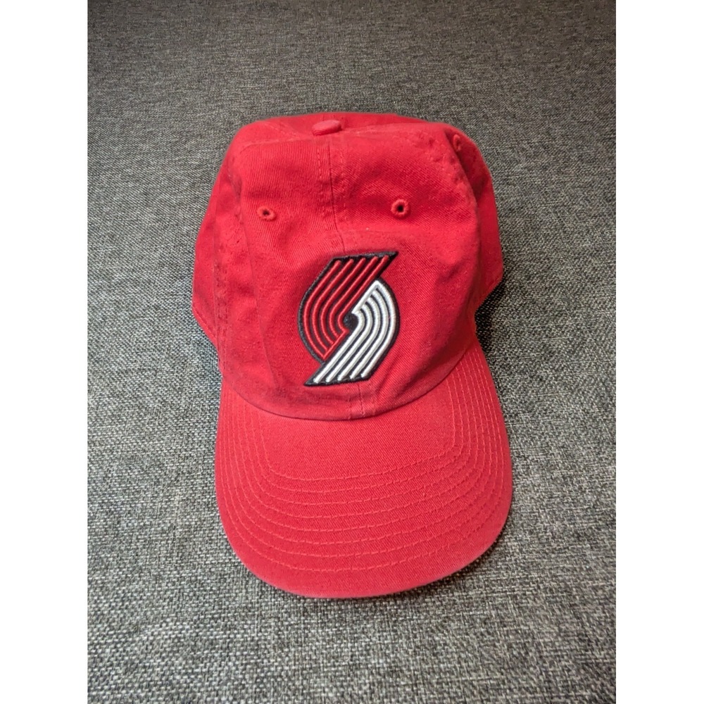 Portland Trail Blazers Hat Cap Strap Back Red NBA Basketball Men One Size '47